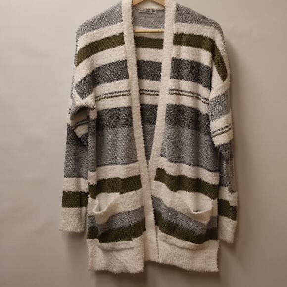 Stitch Fix Pink Clover Women's Millicent Size Medium Tunic White Green Gray - Picture 12 of 13